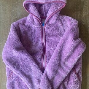 Hanna Andersson Pink Fleece Hoodie Sweatshirt